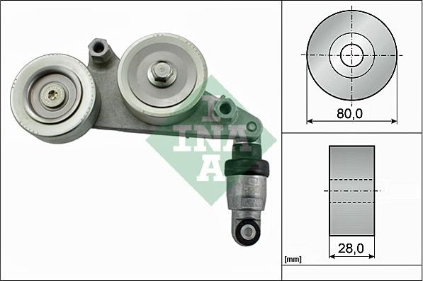 INA 534 0415 10 - Vibration Damper, v-ribbed belt www.parts5.com