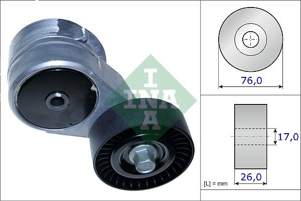 INA 534 0417 10 - Belt Tensioner, v-ribbed belt www.parts5.com