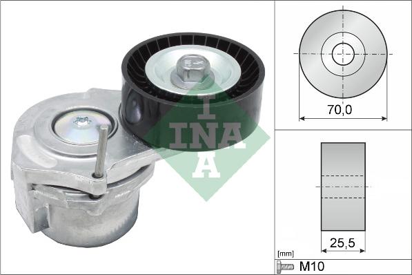 INA 534 0438 10 - Belt Tensioner, v-ribbed belt www.parts5.com