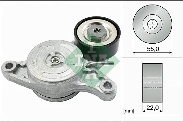 INA 534 0420 10 - Riemenspanner, Keilrippenriemen www.parts5.com