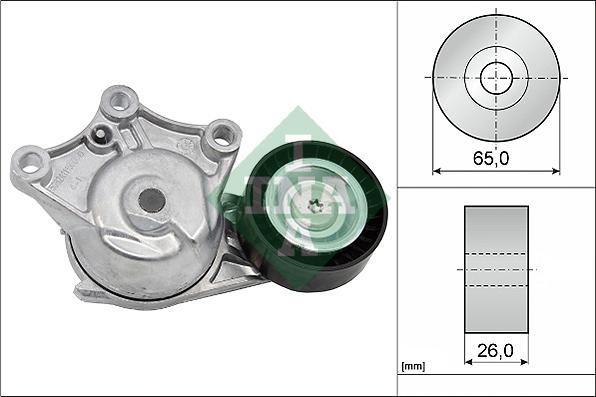 INA 534 0428 10 - Belt Tensioner, v-ribbed belt www.parts5.com