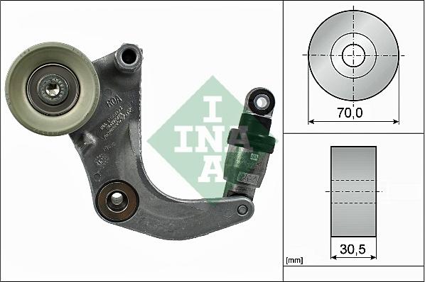 INA 534 0534 10 - Belt Tensioner, v-ribbed belt www.parts5.com