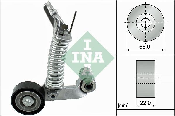 INA 534 0574 10 - Τεντωτήρας ιμάντα, ιμάντας poly-V www.parts5.com