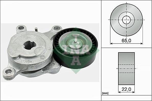 INA 534 0575 10 - Belt Tensioner, v-ribbed belt www.parts5.com