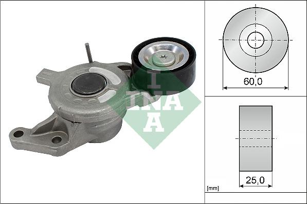 INA 534 0657 10 - Napínák, žebrovaný klínový řemen www.parts5.com