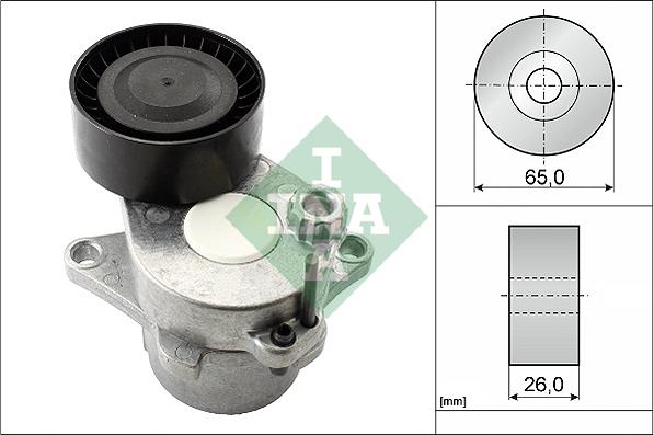 INA 534 0611 10 - Tendeur de courroie, courroie trapézoïdale à nervures www.parts5.com