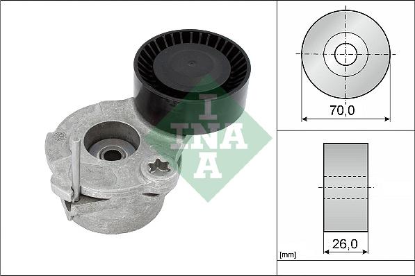 INA 534 0630 10 - Belt Tensioner, v-ribbed belt parts5.com