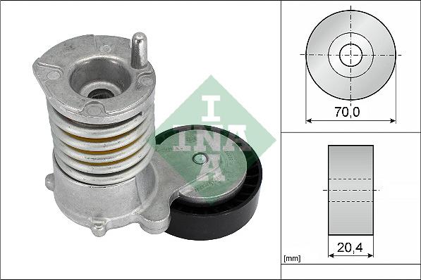 INA 534 0030 10 - Napínák, žebrovaný klínový řemen www.parts5.com