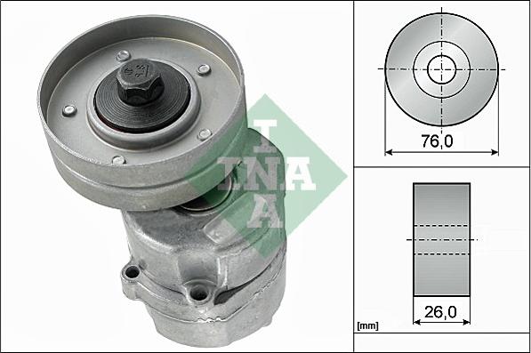 INA 534 0135 30 - Ремъчен обтегач, пистов ремък www.parts5.com