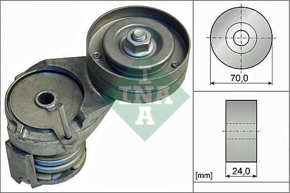 INA 534 0138 30 - Zatezač kaiša, klinasti rebrasti kaiš www.parts5.com