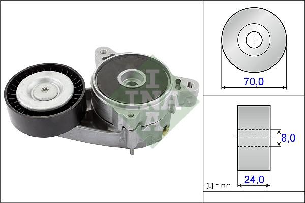 INA 534 0361 10 - Tensor de correa, correa poli V www.parts5.com