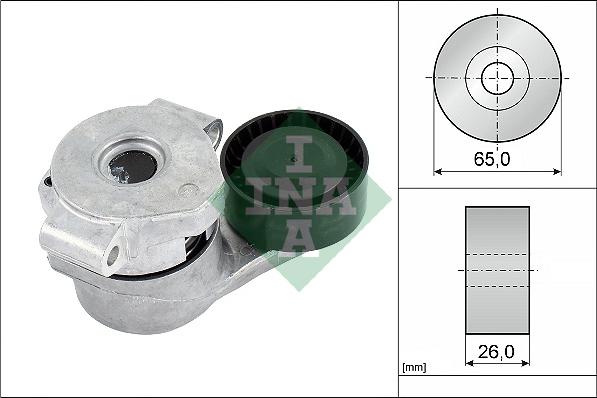 INA 534 0308 10 - Szíjfeszítő, hosszbordás szíj www.parts5.com