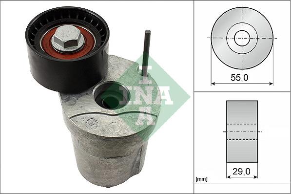 INA 534 0320 10 - Τεντωτήρας ιμάντα, ιμάντας poly-V www.parts5.com