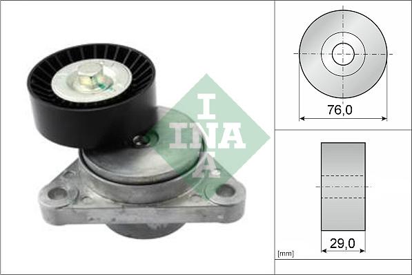 INA 534 0290 10 - Belt Tensioner, v-ribbed belt parts5.com