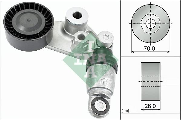 INA 534 0297 10 - Tensor de correa, correa poli V www.parts5.com