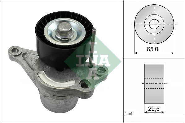 INA 534 0281 10 - Napenjalec jermena, rebrasti jermen www.parts5.com