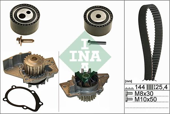 INA 530 0474 30 - Water Pump & Timing Belt Set www.parts5.com