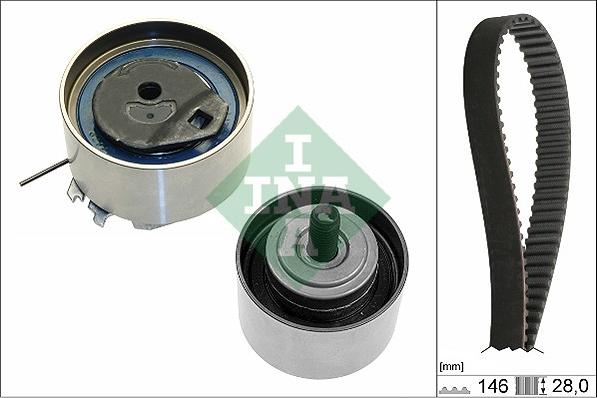 INA 530 0641 10 - Set curea de distributie www.parts5.com