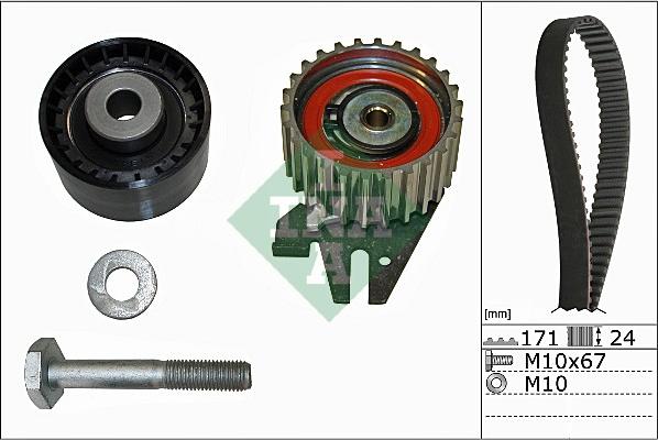 INA 530 0606 10 - Set curea de distributie www.parts5.com