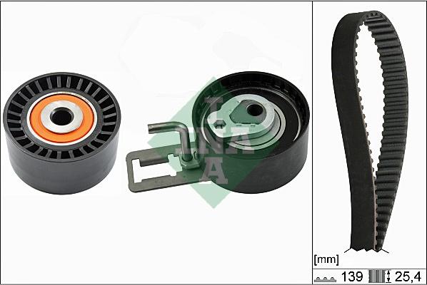 INA 530 0610 10 - Komplet zupčastog kaiša www.parts5.com