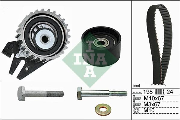 INA 530 0626 10 - Zestaw paska rozrządu www.parts5.com