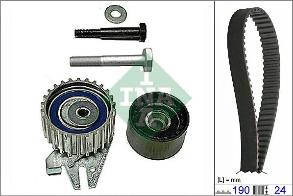 INA 530 0622 10 - Komplet (kit) zobatega jermena www.parts5.com