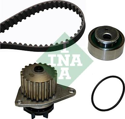 INA 530 0016 30 - Vesipumppu + jakohihnasarja www.parts5.com