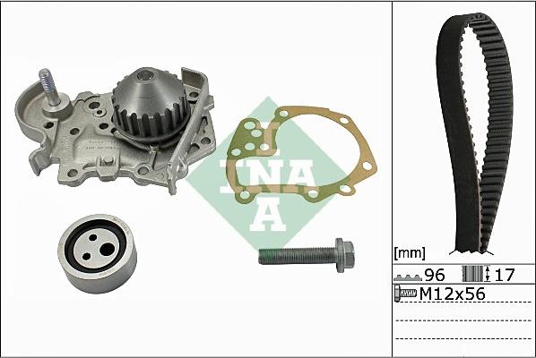 INA 530 0191 31 - Водяной насос + комплект зубчатого ремня www.parts5.com