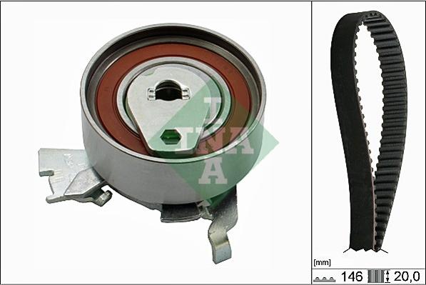 INA 530 0147 10 - Set curea de distributie www.parts5.com