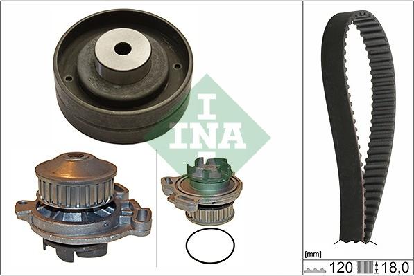 INA 530 0151 30 - Pompe à eau + kit de courroie de distribution parts5.com