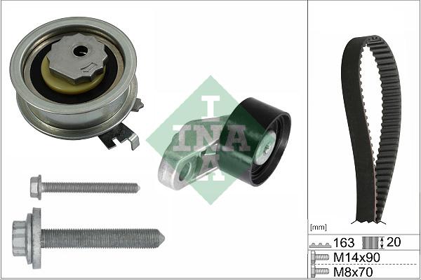 INA 530 0846 10 - Timing Belt Set parts5.com