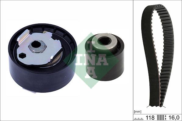 INA 530 0856 10 - Set curea de distributie www.parts5.com