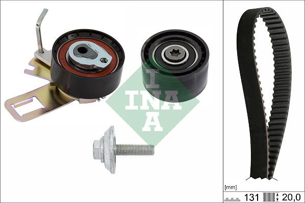 INA 530 0760 10 - Triger kayışı seti www.parts5.com