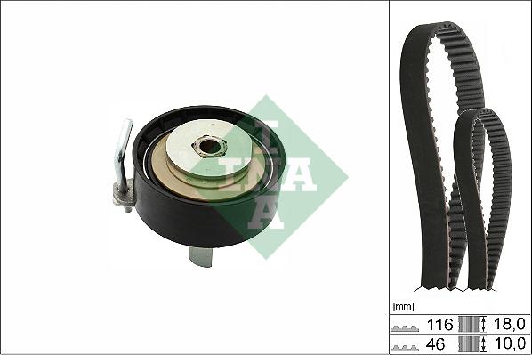 INA 530 0701 10 - Fogasszíjkészlet www.parts5.com