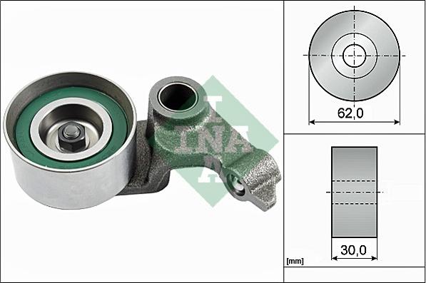 INA 531 0643 20 - Tensioner Pulley, timing belt parts5.com