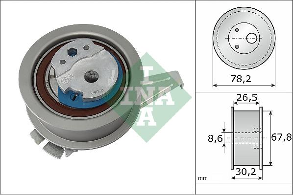 INA 531 0847 10 - Tensioner Pulley, timing belt www.parts5.com