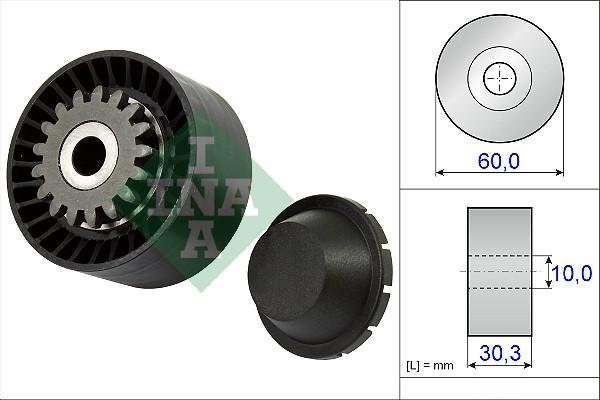 INA 531 0811 10 - Rolka kierunkowa / prowadząca, pasek klinowy zębaty www.parts5.com