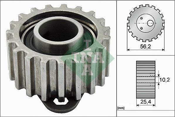 INA 531 0204 10 - Rola intinzator,curea distributie www.parts5.com