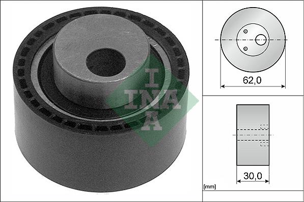 INA 531 0769 10 - Обтяжна ролка, ангренаж www.parts5.com