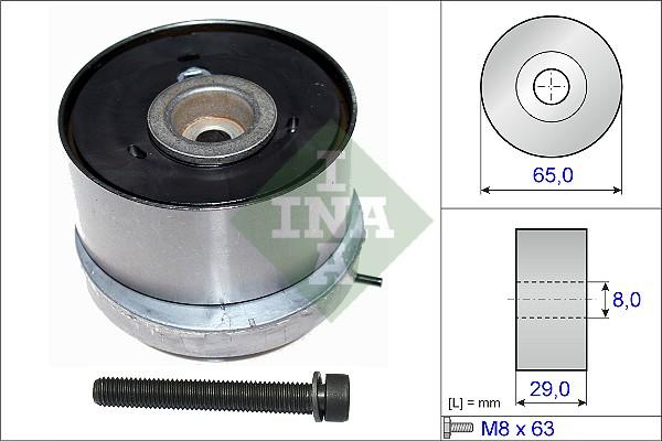 INA 531 0779 10 - Rola intinzator,curea distributie www.parts5.com