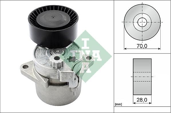 INA 533 0017 10 - Napinák rebrovaného klinového remeňa www.parts5.com