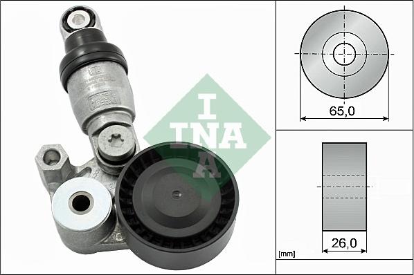 INA 533 0129 10 - Napenjalec jermena, rebrasti jermen www.parts5.com