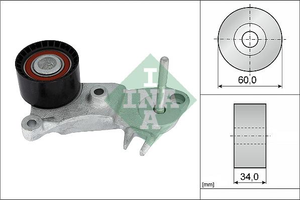 INA 532 0999 10 - Polea inversión / guía, correa distribución www.parts5.com