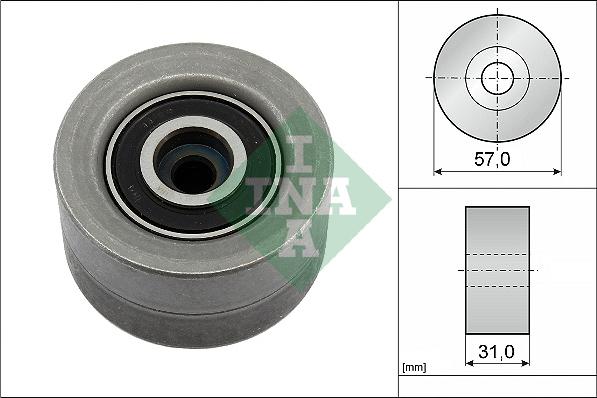 INA 532099210 - Polea inversión / guía, correa distribución www.parts5.com