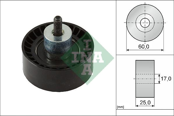 INA 532099710 - Deflection / Guide Pulley, timing belt www.parts5.com