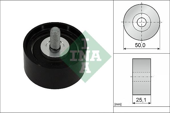 INA 532092710 - Deflection / Guide Pulley, timing belt www.parts5.com