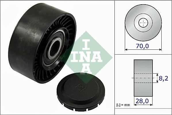 INA 532 0468 10 - Направляющий ролик, поликлиновый ремень www.parts5.com