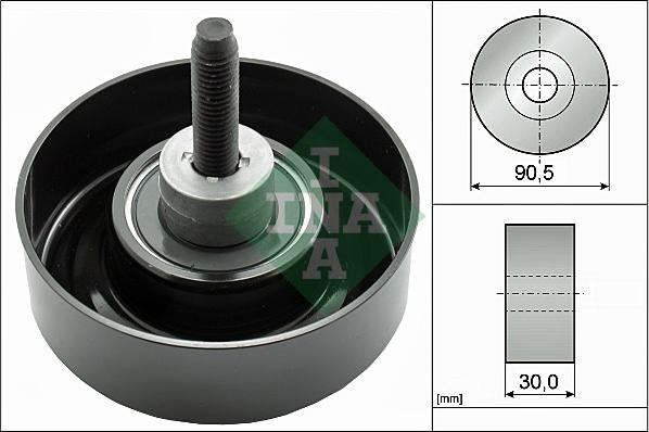 INA 532 0405 30 - Rola ghidare / conducere, curea transmisie www.parts5.com