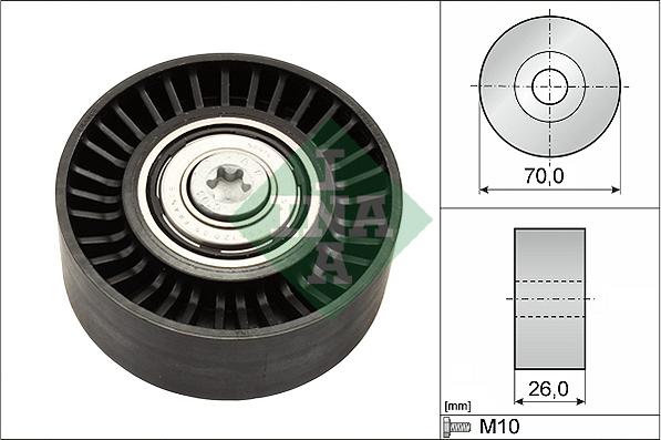 INA 532 0505 10 - Ohjainrulla, moniurahihna www.parts5.com