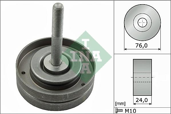 INA 532 0500 10 - Deflection / Guide Pulley, v-ribbed belt www.parts5.com